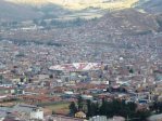 cusco peru cristo blanco view stadium cusco peru cristo blanco view stadium