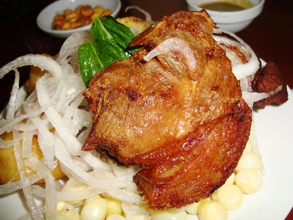 peruvian food chicharron cerdo potato 2