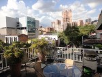 medellin luxury apartment poblado patio view 2