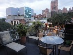 medellin luxury apartment poblado patio view 5