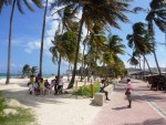 san andres colombia beach walk 2