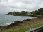 san andres colombia coastline inlet bahia