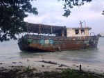 san andres colombia water boat ancient